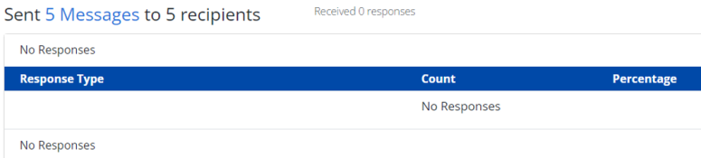 sent messages section